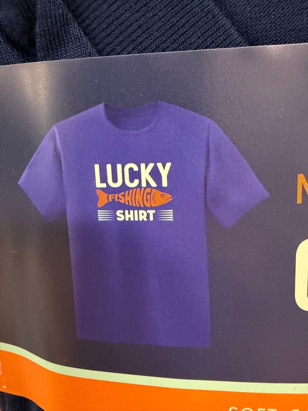 Lucky Fishing T-Shirt Size Medium